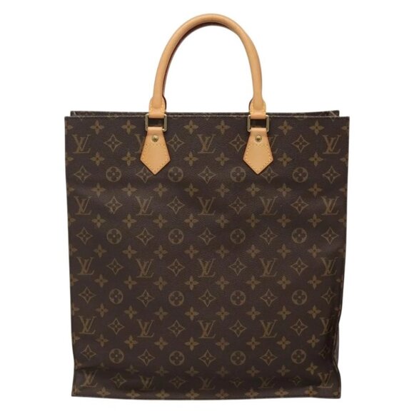 LOUIS VUITTON Monogram Sac Plat Hand Bag M51140 LV Auth 138723 - Picture 2 of 16